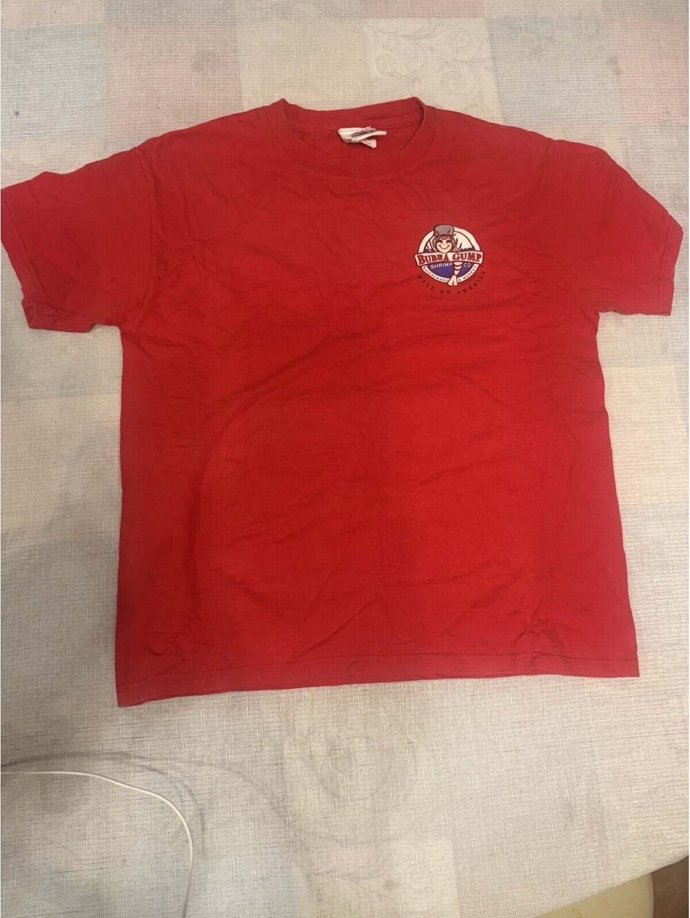 Bubba Gump Shrimp Co Red T-Shirt Medium USA Made —2